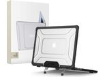 Tech-Protect Smartshell Pro Macbook Air 13 M2 / M3 / M4 / 2023-2025 Nero/Clear