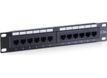 Equip - Patch Panel - RJ-45 X 12 - Schwarz - 1U - 12 Ports (208015)