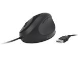 Kensington Pro Fit Ergo - Maus - Ergonomisch - 5 Tasten - Kabelgebunden - Usb - Schwarz - Retail