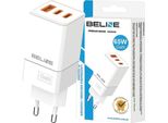 Beline Cherger 65W Gan 2Xusb-C +USB-A Only Head