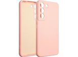 Custodia Beline In Silicone Per Samsung S22 Rosa/Oro/Orose Gold