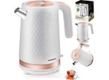 Bollitore Elettrico 1,7 L BD-705 Bianco/Rame