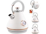 Bollitore Elettrico Con Termometro 1,7 L BD-701 Bianco