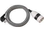 Brennenstuhl 1161830 Brennenstuhl Cavo Di Prolunga, Nero/Bianco, 3,0 M