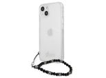 Guess Guhcp13Mkpsbk Custodia Rigida Trasparente Per Iphone 13 / 14 / 156.1 Perla Nera