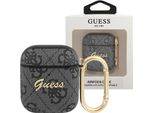 Guess Gua24Gsmk Airpods 1/2 Coverzary/Grigio 4G Script Metal Collection