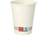 Papstar Trinkbecher Pure 87457 Pappe 02L Weiß 50 St./Pack.