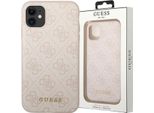 Guess Guhcn61G4Gfpi Iphone 11 / Xr 6.1RóżOwy/Rosa Custodia Rigida 4G Metallo Oro Logo