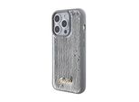 Guess Guhcp15Xpsfdgss Custodia Rigida Per Iphone 15 Pro Max 6.7 Srebrny/Argento Sequin Script Metallo