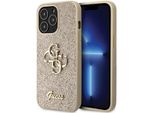 Guess Guhcp13Lhg4Sgd Iphone 13 Pro / 13 6.1 ZłOty/Oro Custodia Rigida Glitter Script Big 4G