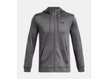 Under Armour Ua Armour Fleece Fz Felpa Con Cappuccio - Castlerock, Taglia:L