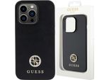 Guess Guhcp13Lps4Dgpk Custodia Rigida Per Iphone 13 Pro 6.1 Nero/Nero Logo Strass Metal