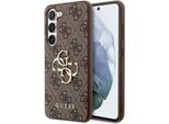 Guess Guhcs24M4Gmgbr S24+ S926BrąZowy/Brown Hardcase 4G Big Metal Logo