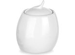 Zuccheriera Con Coperchio In Porcellana, 240 Ml, Design Moderno