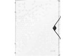 Leitz 4634-00-01 Organizzatore Leitz Wow, Din A4, Pp, 12 Scomparti, Bianco-Metallizzato