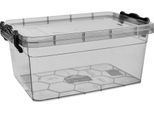 Scatola Portaoggetti Da 3 Litri Con Coperchio E Clip In Plastica Strette