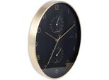 Orologio Da Parete Ovale Con Termometro E Igrometro 27X34,5 Cm