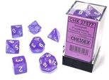 Chessex - Borealis - Set Di 7 Dadi - Viola/Bianco