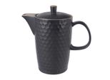 Caffettiera E Teiera In Ceramica Nera Tea Time 1,3 L
