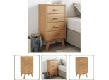 The Living Store Comodino Olden Brown In Pino Massiccio