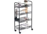 Pratico Trolley A 4 Piani Su Ruote