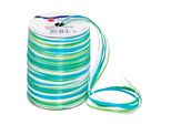 PrÄSent 136-703 Geschenkband Raffia Matt Blau/GrüN/Weiß 3,0 Mm X 50,0M