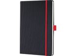 Sigel CO662 Taccuino Conceptum Red Edition - Ca. A5, A Scacchi, Nero