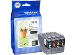 Brother LC3217 Value Pack - Confezione Da 4 - Nero, Giallo, Ciano, Magenta - Originale - Cartuccia D'inchiostro - Per Brother MFC-J5330,