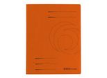 Herlitz 10902922 Schnellhefter Quality Karton Orange Din A4