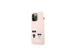 Karl Lagerfeld Klhcp13Lsskci Custodia Rigida Per Iphone 13Pro / 13 6,1 Jasno RóżOwy/Silicone Rosa Chiaro Karl & Choupette