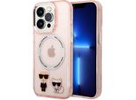 Karl Lagerfeld Klhmp14Lhkcp Custodia Rigida Per Iphone 14Pro 6,1 RóżOwy/Pink Karl & Choupette Alluminio Magsafe