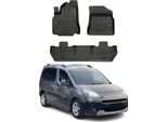 2008-2018 Peugeot Partner Tepee Tappetini Tpe Nero 3 Pz