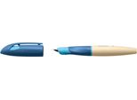Stabilo 5014/25-41 Stilografica Per La Scuola Easybirdy® Timber - Per Destrorsi Pennino A, Blu/Colore Legno, Inclusa Cartuccia Standard