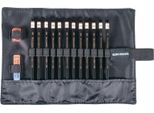 Set Di Matite In Astuccio Nero 8B-2H 12 Pezzi