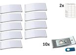 Badgepoint Nome Scudo Polar POL35MA66-10DR 80X34Mm E.St 10St.