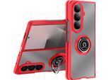 Avizar, Samsung Galaxy Z Fold 7 Custodia Pieghevole Con Anello Magnetico, Rosso