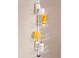 Badaccessoire-Set HEINE HOME, weiß, Edelstahl, Badaccessoires-Sets