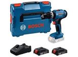 Akku-Schlagbohrschrauber Gsb 18V-25 Professional, 18Volt Blau/Schwarz, 2X Li-Ion Akku 2,0Ah, In L-BOXX