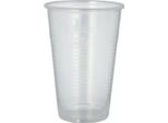 Papstar 16133 Papstar Bicchiere In Plastica Pp, 0,5 L, Trasparente, 50 Pz