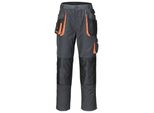 Pantaloni Da Uomo Taglia 54 Grigio Scuro/Nero/Arancione Terratrend