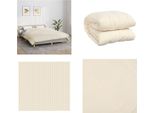 Vidaxl Coperta Pesata Crema Chiaro 220X240 Cm 15 Kg Tessuto - Coperta Pesata - Coperta Pesata - Coperta Pesata - Coperta