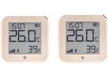 Shelly Sensore Di Temperatura E Umidità Wlan Plus H&T Gen. 3, Bt, Avorio, 2 Pezzi