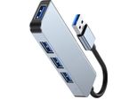 Inf Hub Usb 3.0 Ad Alta Velocità Con 4 Porte - Design Elegante In Alluminio
