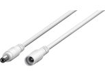 Goobay 76681 Cavo Di Prolunga Dc, 10 M, Bianco, 10 M - Con Connettore A Barile 5,5 X 2,5 Mm
