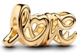 Pandora Moments Charm Letteratura D'amore Placcato Oro 763055C00