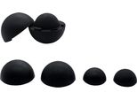 Inf Mini Supporto Per Laptop, Piedini Portatili In Silicone Per Laptop - Confezione Da 4 Nero