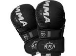 Inf Guanti Da Boxe Mezze Dita - Mma, Sparring, Sacco Da Boxe, Kickboxing Nero S