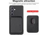 Inf Custodia Magnetica Retrò SD67 Per Samsung A25, Tpu+Pu, Antiurto E Porta Carte