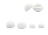 Inf Mini Supporto Per Laptop, Piedini Portatili In Silicone Per Laptop - Confezione Da 4 Bianco