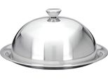 Piatto Da Portata Excellent Houseware, Acciaio Inossidabile, 24X10 Cm, Argento
